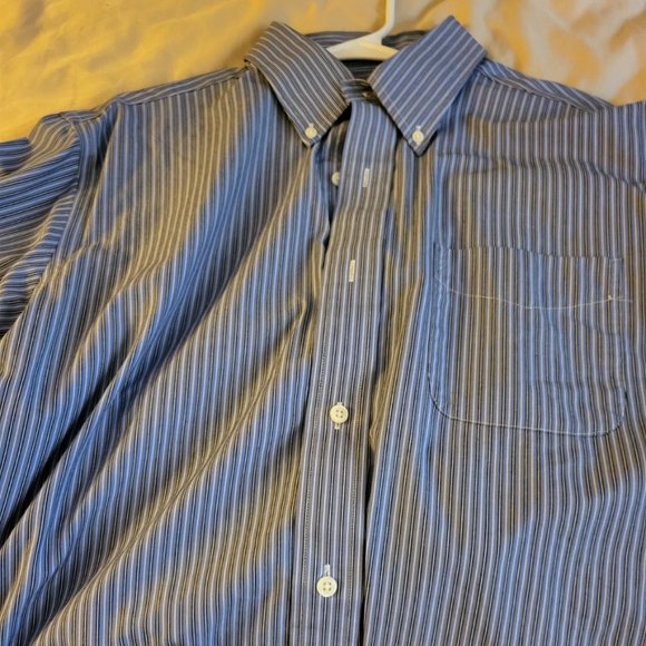 Ralph Lauren L/S Striped Dress Shirt (Non-Iron) (16 32-33) - Picture 4 of 6